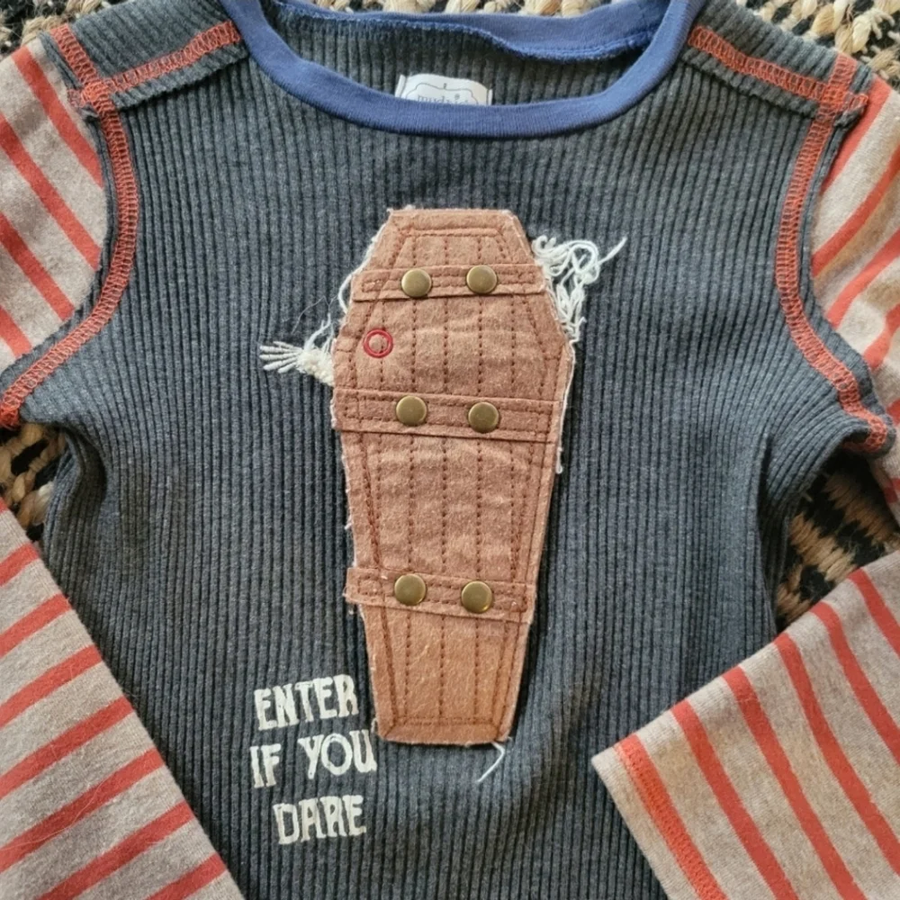 Mud Pie Halloween Shirt Size Large 4T-5T